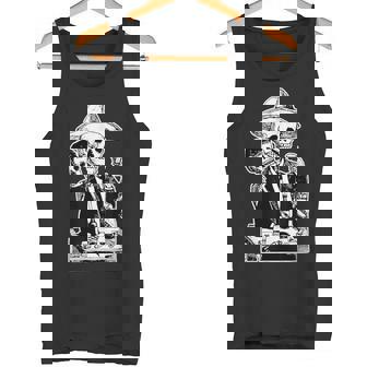 ホセ・グアダルーペ・ポサダ作 アルコール カラベラ 1888 タンクトップ - Kawaiitshirt