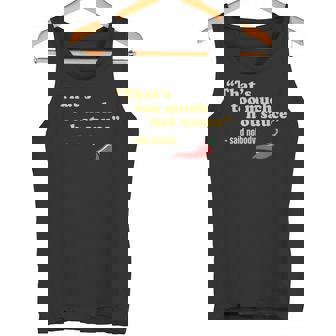 ホット&スパイシーフード ハバネロ チリ&ファニー ペッパーソース タンクトップ - Kawaiitshirt