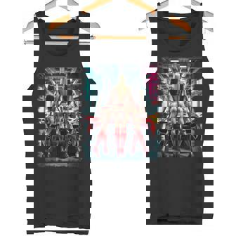 ホットガールオンtシャツ 男性用 セクシーブーティービキニモデル&車 タンクトップ - Kawaiitshirt