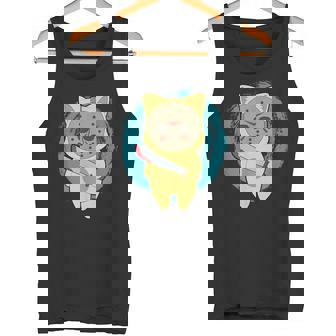 ホラー映画 ジェイソンキャット おもしろパロディ 映画 ハロウィンコスチューム タンクトップ - Kawaiitshirt