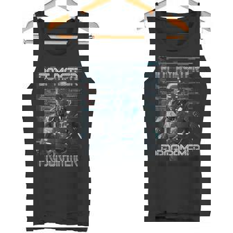 ボットマスタープログラマーaiロボット タンクトップ - Kawaiitshirt