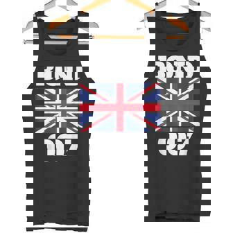 ボンドユニオンフラッグ 007 レトロシャツ タンクトップ - Kawaiitshirt