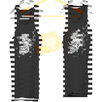 ボンレス犬とボンレス猫 ハフハフ ボンレス犬 タンクトップ - Kawaiitshirt