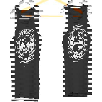 ボンレス犬とボンレス猫 ロゴ ダークカラー タンクトップ - Kawaiitshirt