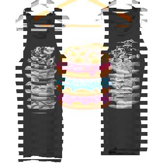 ボール パイソン ドーナツ好き 面白い タンクトップ - Kawaiitshirt