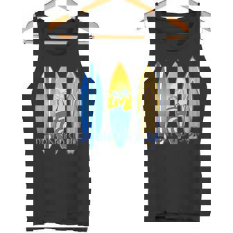 ボーン・トゥ・サーフ・サーフ・サーフィン・ザ・ウェーブ タンクトップ - Kawaiitshirt