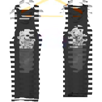 ポケット 北極熊 クマ タンクトップ - Kawaiitshirt