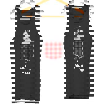 ポケットから覗き出るかわいいペンギン タンクトップ - Kawaiitshirt