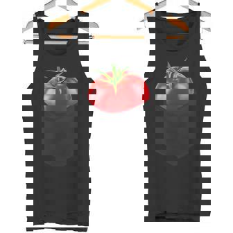 ポケットに入ったトマト、胸に面白いトマト。 タンクトップ - Kawaiitshirt
