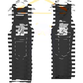 ポケットに入ったハムスター タンクトップ - Kawaiitshirt