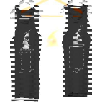 ポケットオカメインコ インコ好き かわいい 鳥ジョーク 鳥好き インコの飼い主 いんこの飼い主 インコ タンクトップ - Kawaiitshirt