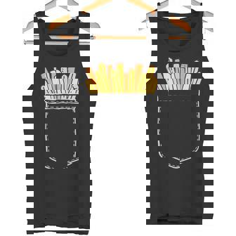 ポテト ポケット ポケットにポテト フライドポテト おもしろ ポテト好き タンクトップ - Kawaiitshirt