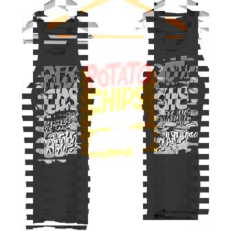 ポテトチップスは常に答えです スナック愛好家 ポテトチップス タンクトップ - Kawaiitshirt