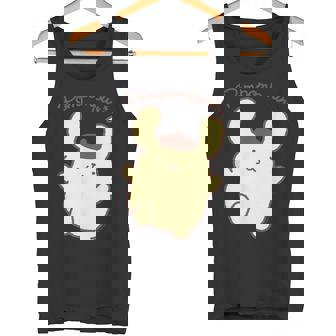 ポムポムプリン ジャンプ ダークカラー タンクトップ - Kawaiitshirt