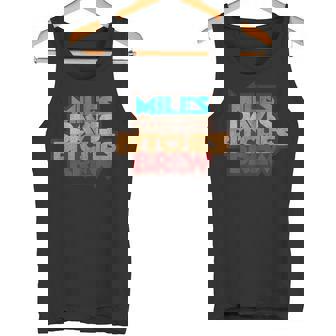 マイルス・デイビス・ビッチズ・ブリュー・ディストレストッド タンクトップ - Kawaiitshirt