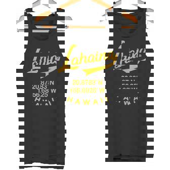 マウイ ラハイナ ハワイ レトロ ハワイアン タンクトップ - Kawaiitshirt