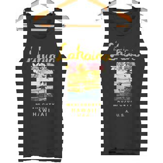 マウイ ラハイナ ハワイ ヴィンテージ ハワイアン タンクトップ - Kawaiitshirt