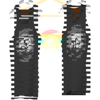 マウンテンバイク サイクリング レトロ ヴィンテージ Mtb 自転車ライダー タンクトップ - Kawaiitshirt