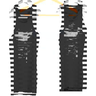 マッコウクジラの解剖学 海洋生物学者 タンクトップ - Kawaiitshirt