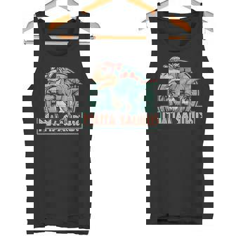 ママサウルス恐竜レトロママのレトロ面白い タンクトップ - Kawaiitshirt