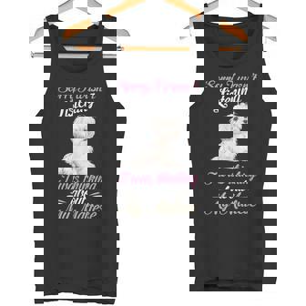 マルチーズすみません、マルチーズ犬の飼い主マルチプーの話を聞いていませんでした タンクトップ - Kawaiitshirt