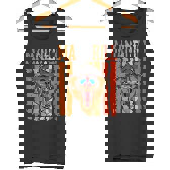 マンドリル 霊長類 マンドリル 動物生物学者 サバンナ動物園 タンクトップ - Kawaiitshirt