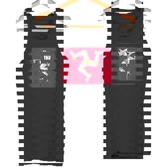 マン島の旗、マンクスの旗、トリスケリオン。ティンウォルドの日に。 タンクトップ - Kawaiitshirt