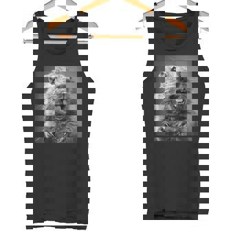 マーモットは生意気に笑う、面白いマーモット タンクトップ - Kawaiitshirt