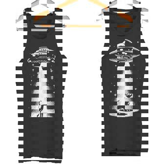 ミニチュアピンシャーママパパ犬-面白いエイリアンufo タンクトップ - Kawaiitshirt
