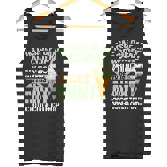 ミントチョコチップフレーバー ワッフルコーン ミントアイスクリーム タンクトップ - Kawaiitshirt