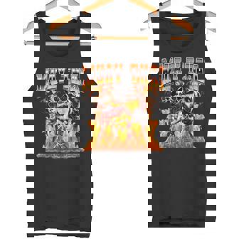 ムエタイタイボクシングフレーム90年代ブーツレッグスタイル タンクトップ - Kawaiitshirt