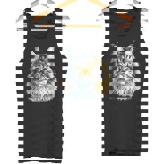 メインクーン 猫の肖像画 タンクトップ - Kawaiitshirt