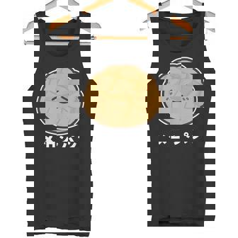 メロンパン 菓子パン パン かわいい 顔 八の字眉 笑い おもしろ キャラクターキャラクター メロンパン好き タンクトップ - Kawaiitshirt