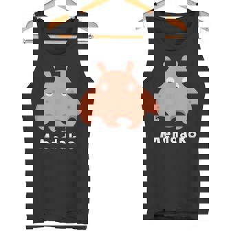 メンダコ 面蛸 イラスト ゆるい 簡単 おもしろ かわいい 人気 深海生物 タコの仲間 Ｍendako タンクトップ - Kawaiitshirt