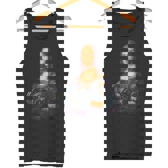 モナリザ 面白いtシャツ ジム 筋トレ ダイエット メンズ おもしろ 面白い 服 おもしろグッズ ネタ タンクトップ - Kawaiitshirt