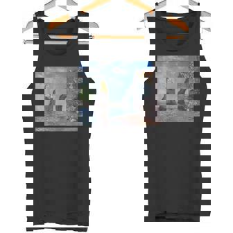 モネのエトルタの断崖 タンクトップ - Kawaiitshirt