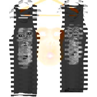 モンキーフェイスブレスファニーメンズレディースハロウィンコスチューム タンクトップ - Kawaiitshirt