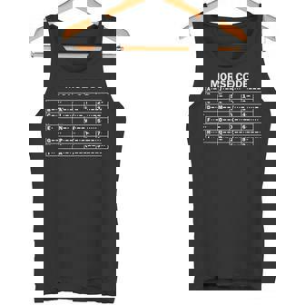 モールス信号チャート文字番号翻訳者ギフト Morse Code タンクトップ - Kawaiitshirt