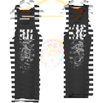 ユダのライオン 王 アフリカ ジャマイカ レゲエ ヘブライ語 イスラエル人 タンクトップ - Kawaiitshirt