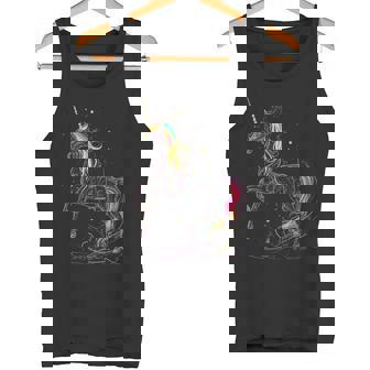 ユニコーン 虹 動物 モチーフ アートワーク ユニコーン タンクトップ - Kawaiitshirt