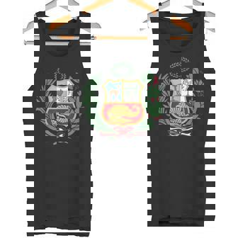 ユニセックス ペルーポロ ペルーストライプ レッド フットボール サッカー クレスト タンクトップ - Kawaiitshirt