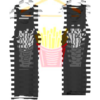 ユーモア 小さなミニマリスト シンプルなフライドポテト フライドポテト タンクトップ - Kawaiitshirt
