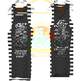ヨセミテ国立公園 クマの家族 Est 1890 サンセットアート タンクトップ - Kawaiitshirt