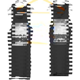 ヨハネス・フェルメールによるデルフトの眺めゲジヒト・オプ・デルフト 1661 タンクトップ - Kawaiitshirt