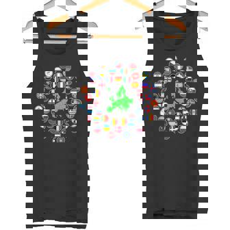 ヨーロッパ、ヨーロッパの旗、欧州連合の旗、ヨーロッパ地図。 タンクトップ - Kawaiitshirt