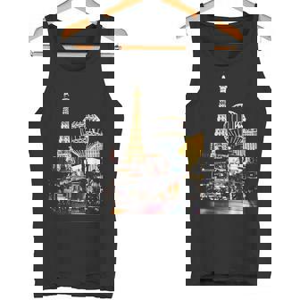 ラスベガス カジノ By Night タンクトップ - Kawaiitshirt
