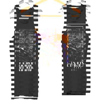 ラスベガス 夜のネバダスカイライン お土産 ラスベガス タンクトップ - Kawaiitshirt