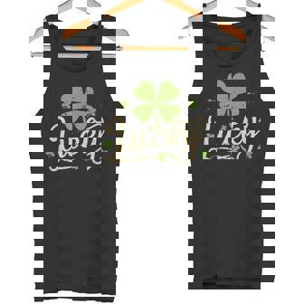 ラッキーシャムロック 四つ葉のクローバー 聖パトリックの日 タンクトップ - Kawaiitshirt