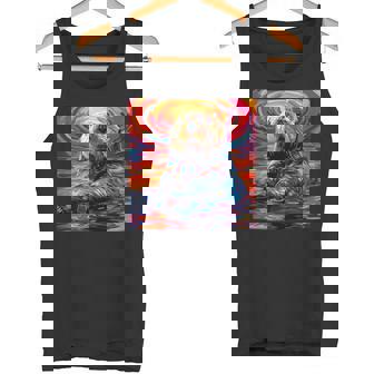 ラッコ カラフル グラフィック タンクトップ - Kawaiitshirt