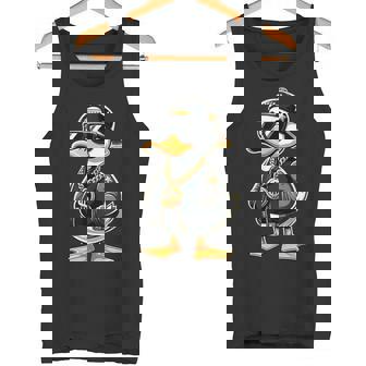 ラッパー スタイルの黄色いアヒルの子 ヒップホップ アヒルの子 タンクトップ - Kawaiitshirt